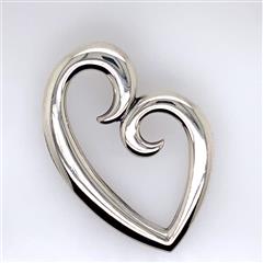 James Avery Mother's Love Heart Sterling Silver Pendant